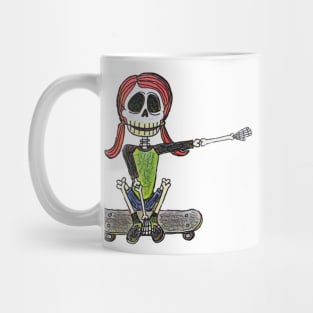 Lively Bones Skater Girl Mug